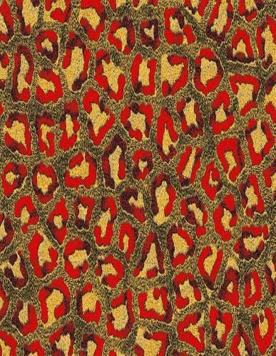 Leopard Print Notebook: 8.5 X 11 202 College Ruled Pages