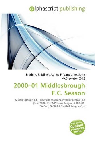 2000-01 Middlesbrough F.C. Season