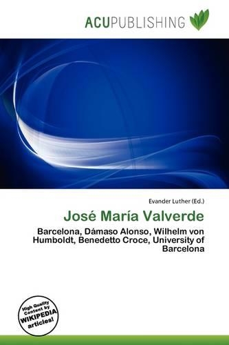 Jos Mar a Valverde: (English)