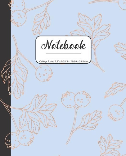 Notebook College Ruled 7.5