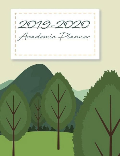 2019-2020 Academic Planner: 24 Months, Two Year Calendar Planner, Daily Weekly Monthly Planner, Organizer, Agenda, 482 Pages Large 8.5 X 11