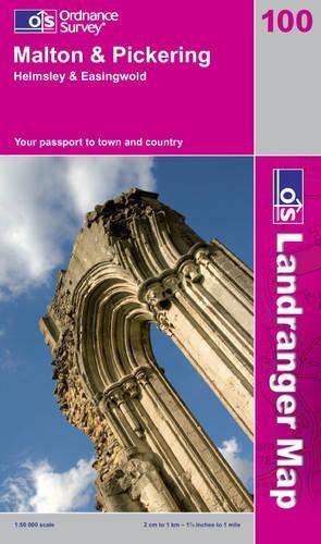 Malton and Pickering, Helmsley and Easingwold: (Sheet 100 OS Landranger Map)