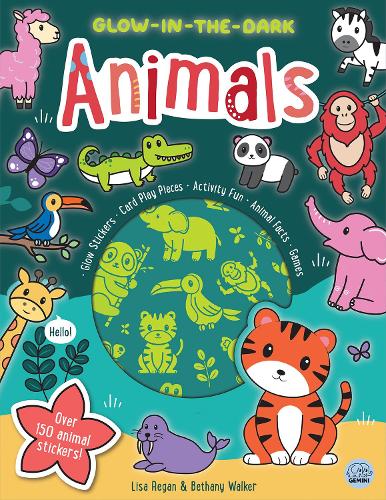 Glow-in-the-Dark Animals Sticker Activity: (Glow-in-the-Dark Sticker Activity Book)