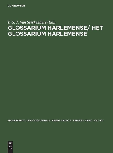 Glossarium Harlemense/ Het Glossarium Harlemense