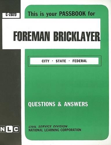 Foreman Bricklayer