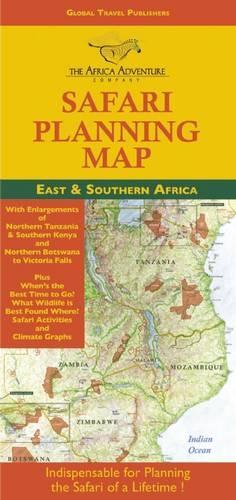 Safari Planning Map to East and Southern Africa