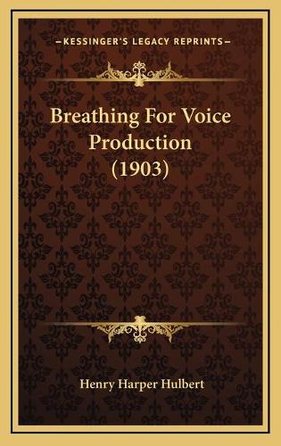 Breathing For Voice Production (1903)
