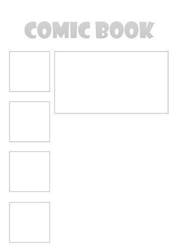 Comic Book: Blank Comic for Cartoonist(English)
