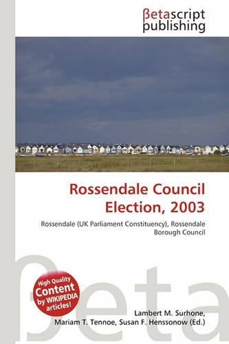 Rossendale Council Election, 2003