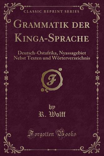 Grammatik Der Kinga-Sprache