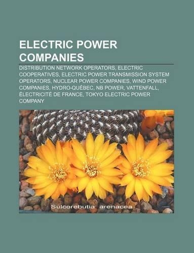Electric Power Companies: Distribution Network Operators, Electric Cooperatives, Electric Power Transmission System Operators(English)