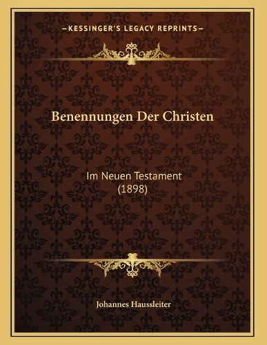 Benennungen Der Christen