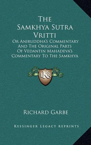 The Samkhya Sutra Vritti