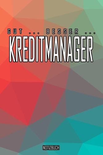 Gut - Besser - Kreditmanager Notizbuch
