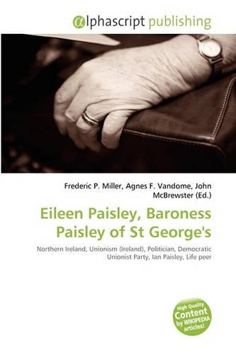 Eileen Paisley, Baroness Paisley of St George's