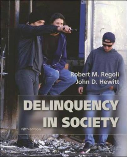 Delinquency in Society