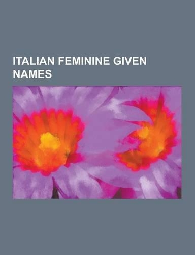 Italian Feminine Given Names