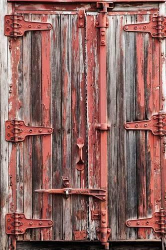 Antique Locomotive Train Container Door, for the Love of Trains