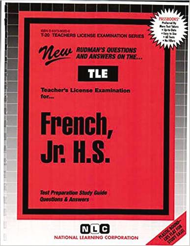 French, Jr. H.S.: Passbooks Study Guide(Teachers License Examination)