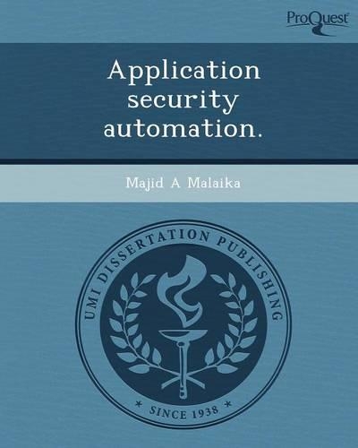 Application Security Automation: (English)