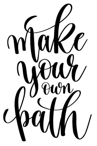 Make Your Own Path: 6x9 College Ruled Line Paper 150 Pages