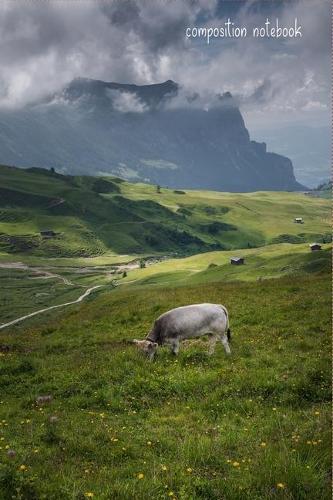 Composition Notebook: Funny Gift For Cow Lovers And Everyone Who Love Animals- Notebook, Planner Or Journal For Writing About Cows Or Animals - Size 6" x 9" - 110 Lined P