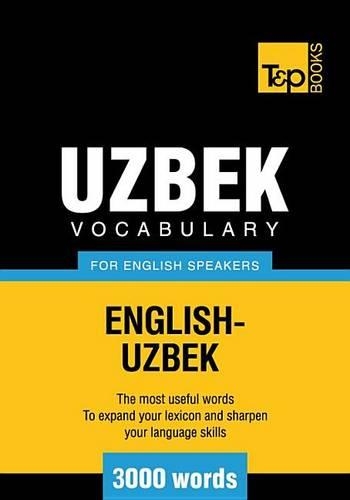 T&p English-Uzbek Vocabulary 3000 Words