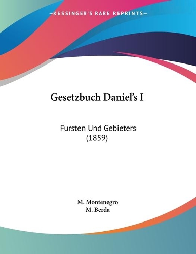 Gesetzbuch Daniel's I