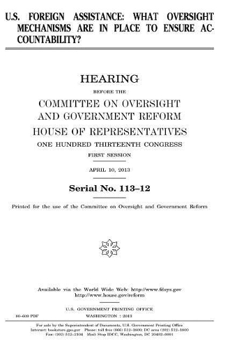 U.S. foreign assistance