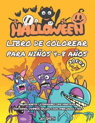 HALLOWEEN libro de colorear para niños 4-8 años