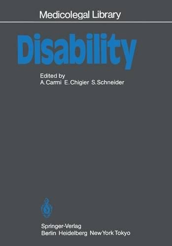 Disability: (3 Medicolegal Library)