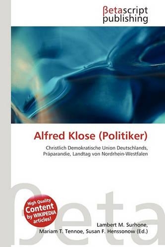 Alfred Klose (Politiker)