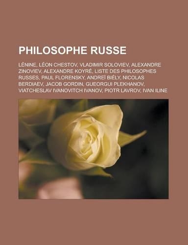 Philosophe Russe