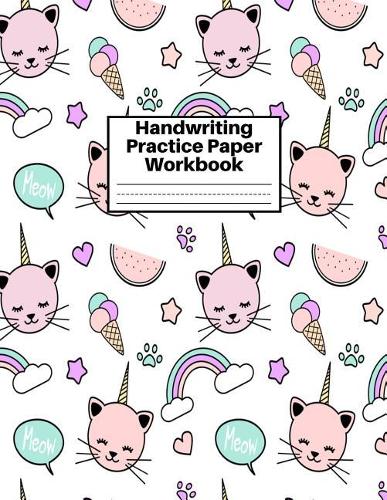 Handwriting Practice Paper Workbook