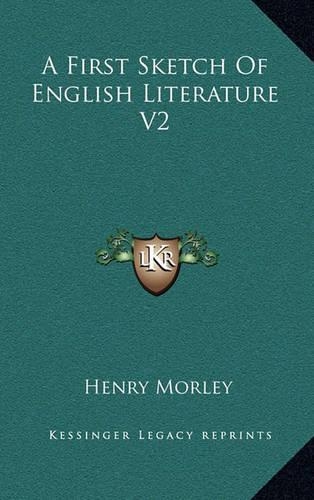 A First Sketch of English Literature V2
