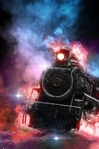 Antique Steam Locomotive on Fire, for the Love of Trains