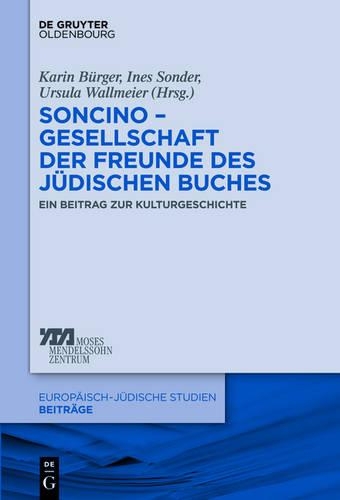 Soncino Gesellschaft Der Freunde Des Judischen Buches