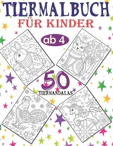 Tiermalbuch für Kinder ab 4