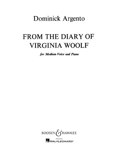 From The Diary Of V Woolf