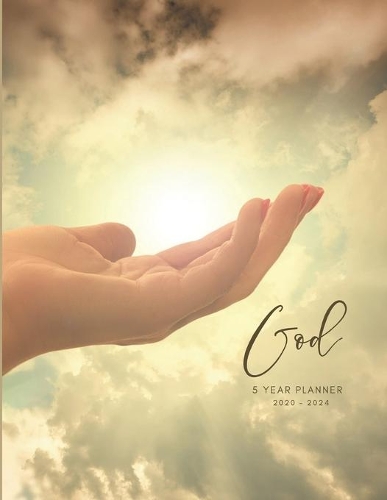 2020-2024 Five Year Planner Monthly Calendar God Goals Agenda Schedule Organizer