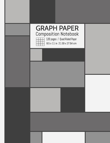 Graph Paper Composition Notebook: Grid Paper Notebook, Quad Ruled 4x4 (4 squares per inch) - 120 numbered pages in large size 8.5x11"
