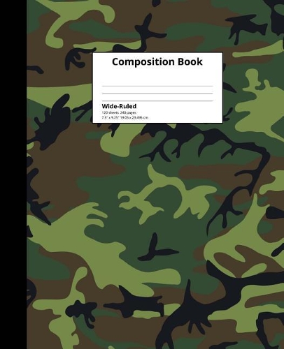 Composition Book Wide Ruled