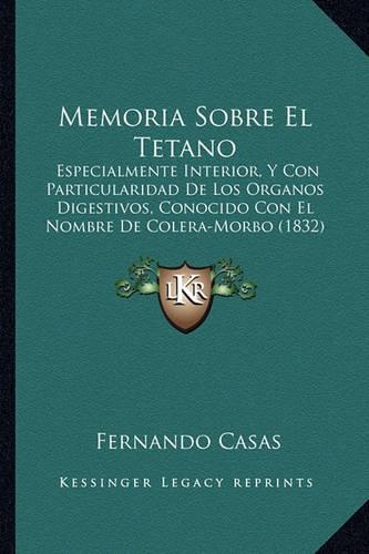 Memoria Sobre El Tetano