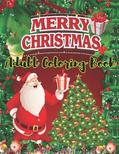 Merry Christmas Adult Coloring Book