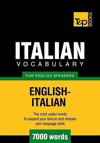 T&p English-Italian Vocabulary 7000 Words