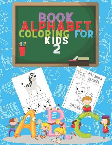 book alphabet coloring for kids 2