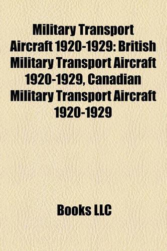 Military Transport Aircraft 1920-1929