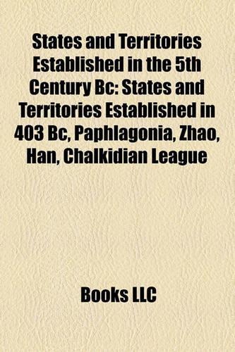 States and Territories Established in the 5th Century BC