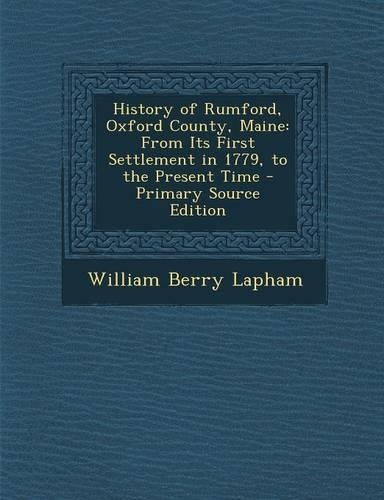 History of Rumford, Oxford County, Maine