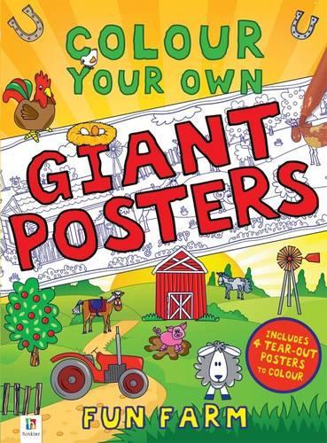 Colour your own Giant Posters: Fun Farm